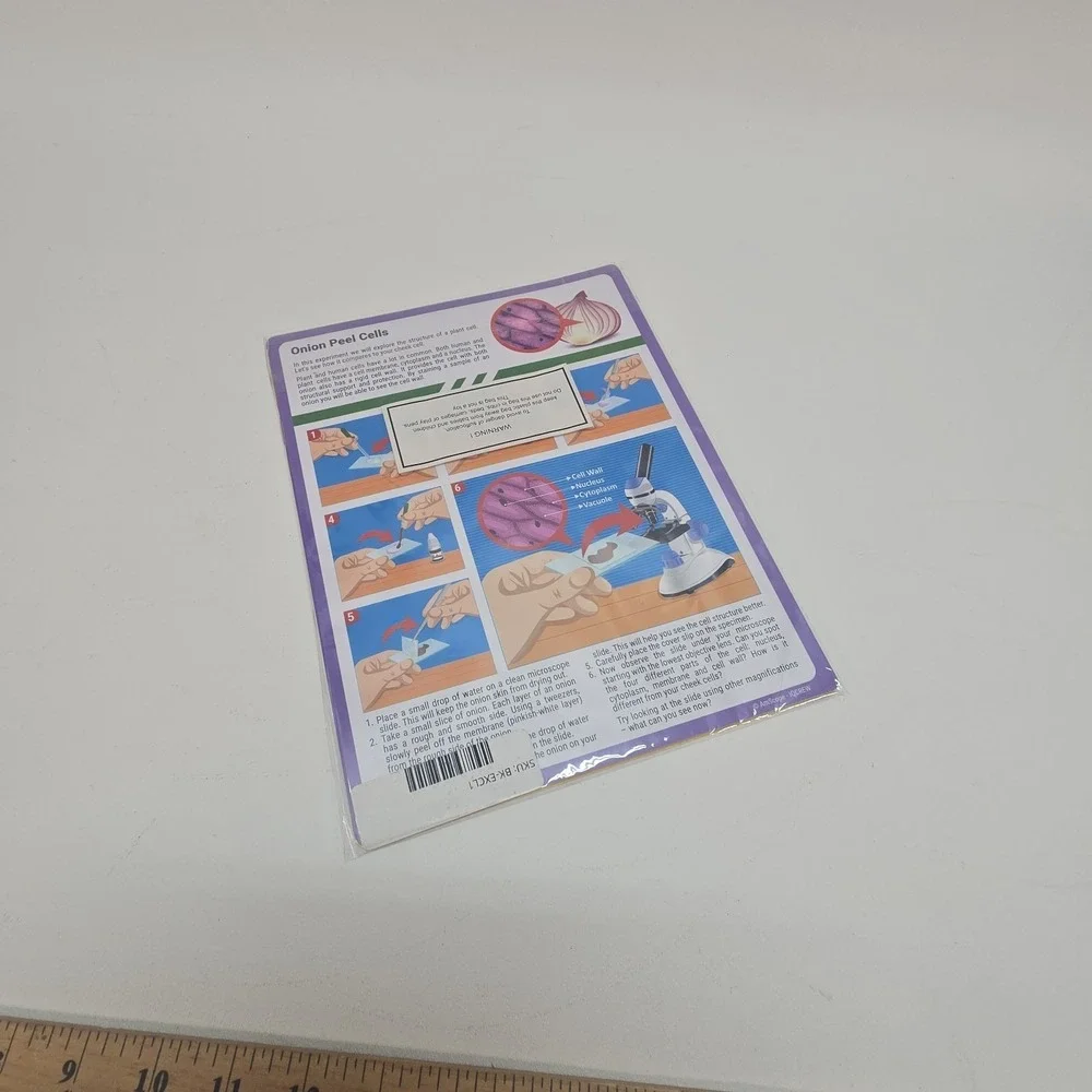 IQCrew - Microscope Experiment & Activity Cards for Kids & Students - Microsc...